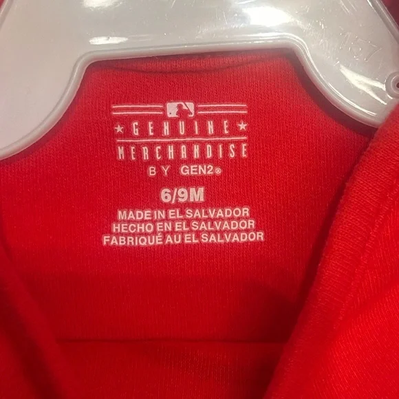 🐻 Bundle of 3 Chicago Cubs Baby Onesies – Size 6-9M | MLB Genuine Merchandise - Picture 10 of 10